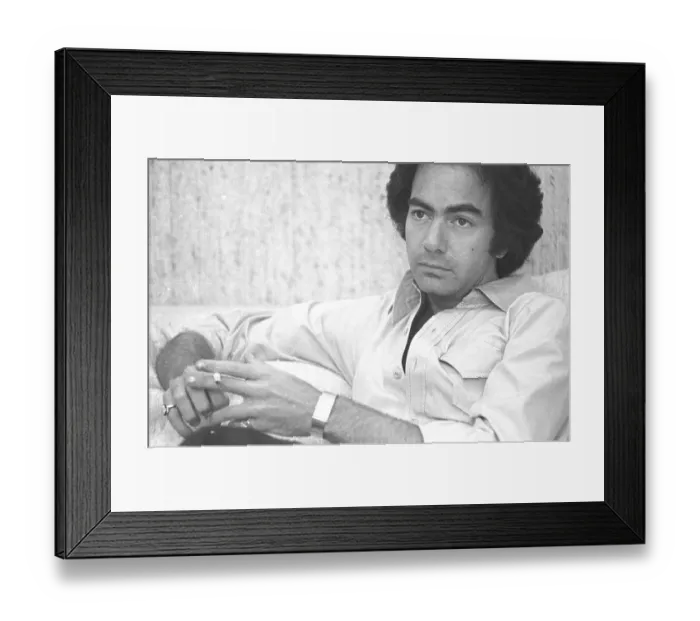Framed Print : Neil Diamond Portrait Session At Home