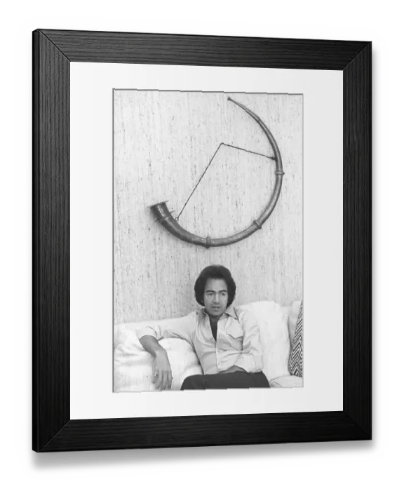 Framed Print : Neil Diamond Portrait Session At Home Framed Print : Neil Diamond Portrait Session At Home
