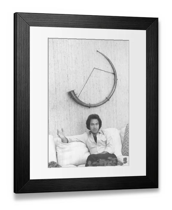 Framed Print : Neil Diamond Portrait Session At Home Framed Print : Neil Diamond Portrait Session At Home