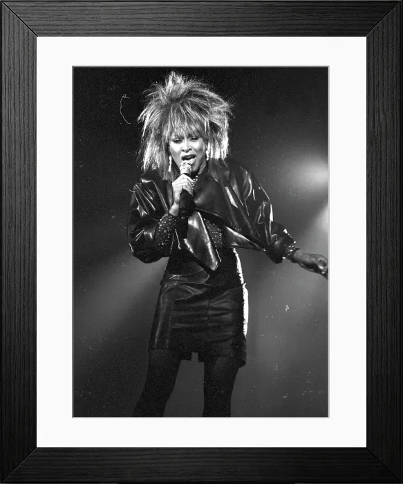 Framed Print : Tina Turner Performs On A TV Show Framed Print : Tina Turner Performs On A TV Show