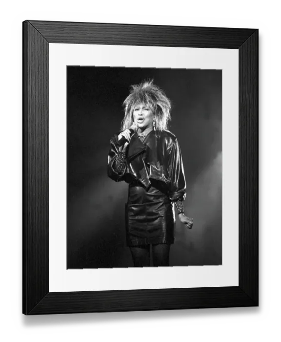 Framed Print : Tina Turner Performs On A TV Show Framed Print : Tina Turner Performs On A TV Show