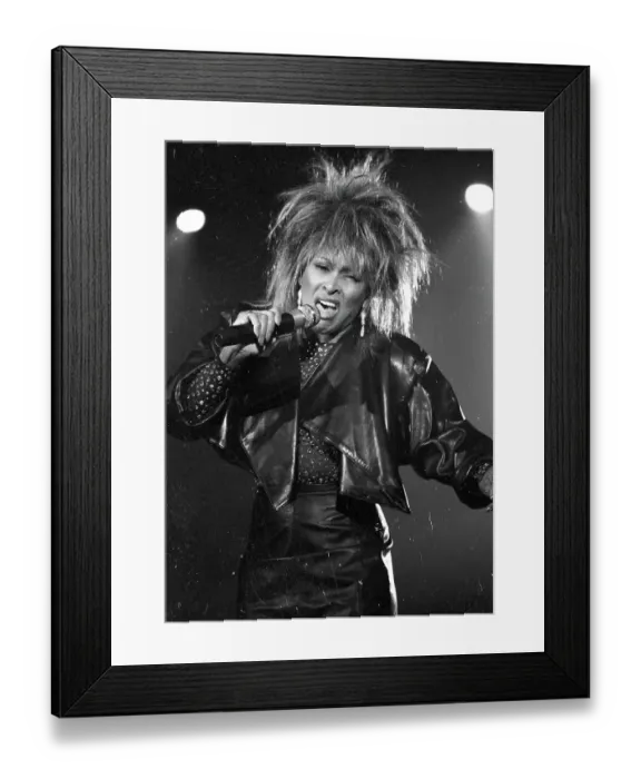 Framed Print : Tina Turner Performs On A TV Show Framed Print : Tina Turner Performs On A TV Show