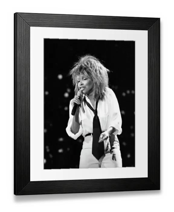 Framed Print : Tina Turner Performs On A TV Show Framed Print : Tina Turner Performs On A TV Show
