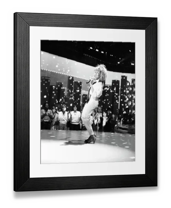 Framed Print : Tina Turner Performs On A TV Show Framed Print : Tina Turner Performs On A TV Show