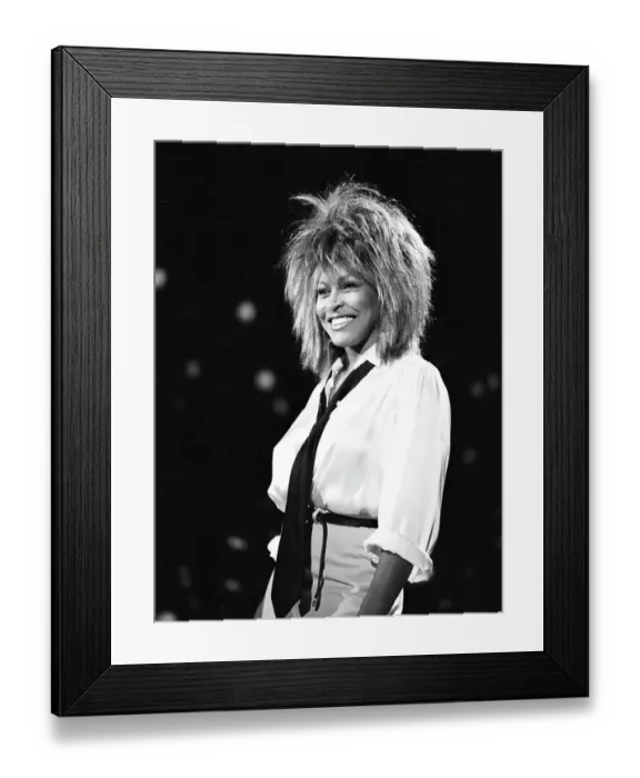 Framed Print : Tina Turner Performs On A TV Show Framed Print : Tina Turner Performs On A TV Show