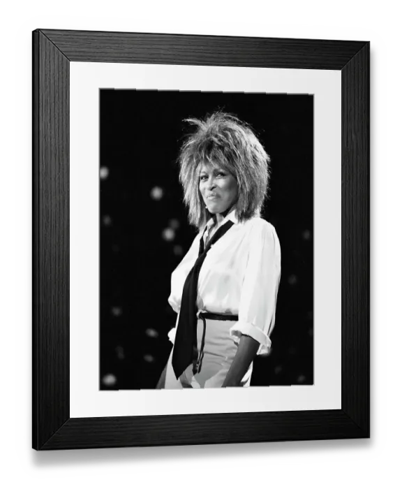 Framed Print : Tina Turner Performs On A TV Show Framed Print : Tina Turner Performs On A TV Show