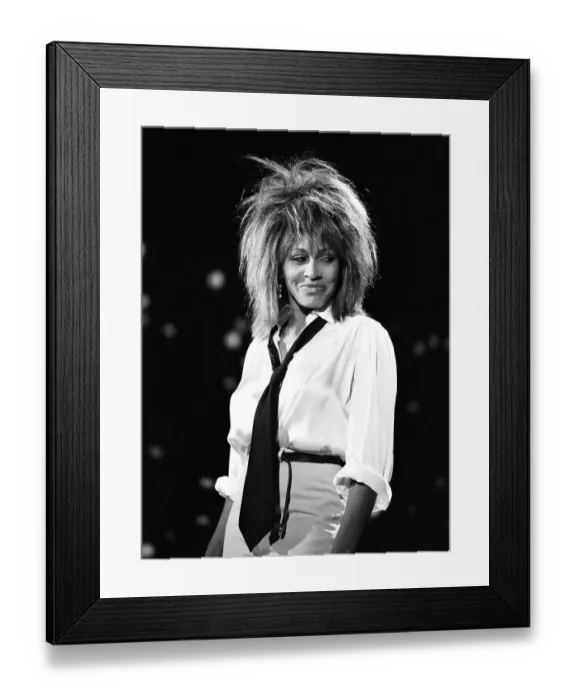 Framed Print : Tina Turner Performs On A TV Show Framed Print : Tina Turner Performs On A TV Show