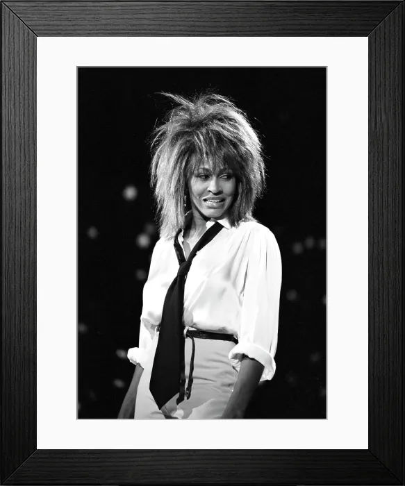 Framed Print : Tina Turner Performs On A TV Show Framed Print : Tina Turner Performs On A TV Show