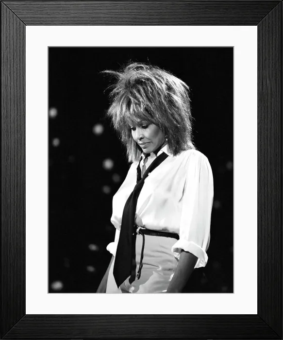 Framed Print : Tina Turner Performs On A TV Show Framed Print : Tina Turner Performs On A TV Show
