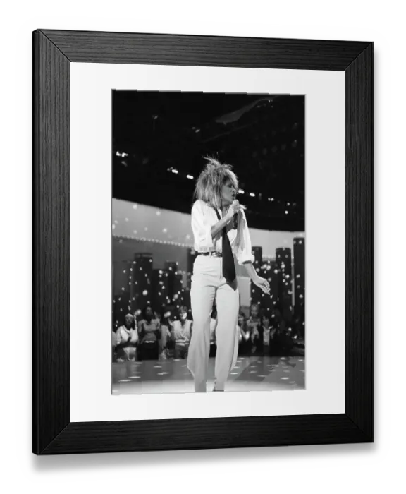Framed Print : Tina Turner Performs On A TV Show Framed Print : Tina Turner Performs On A TV Show