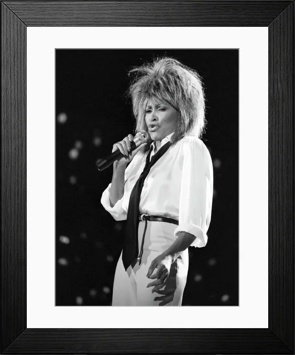Framed Print : Tina Turner Performs On A TV Show Framed Print : Tina Turner Performs On A TV Show
