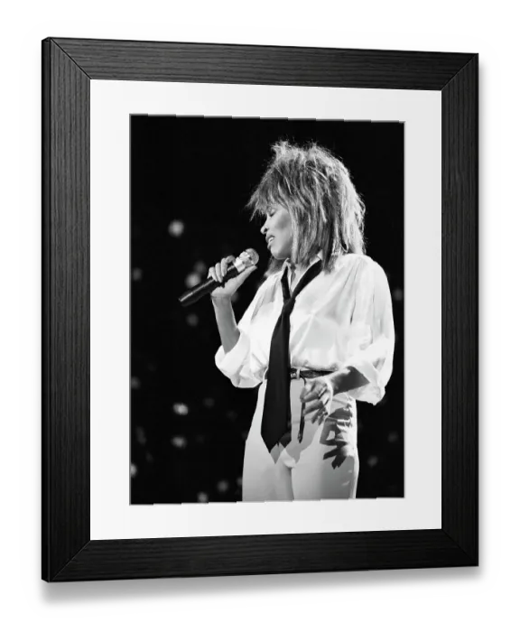 Framed Print : Tina Turner Performs On A TV Show Framed Print : Tina Turner Performs On A TV Show