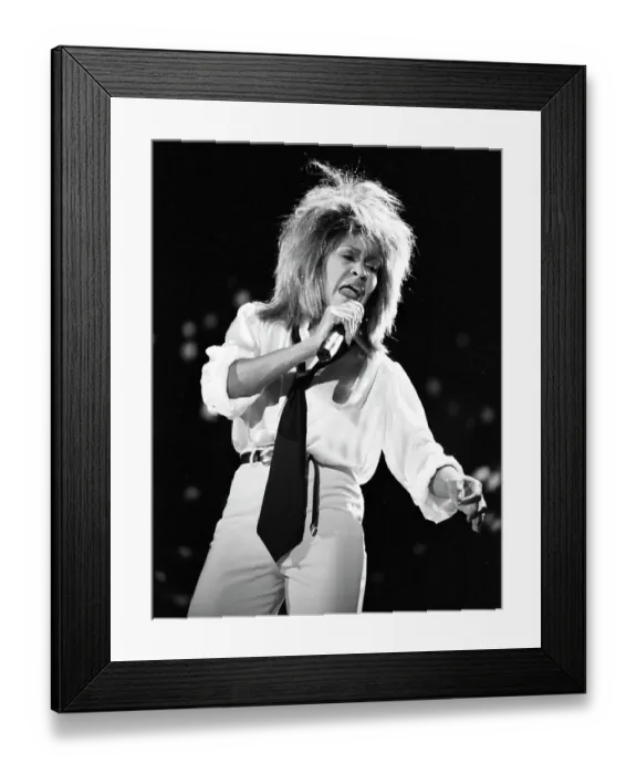 Framed Print : Tina Turner Performs On A TV Show Framed Print : Tina Turner Performs On A TV Show