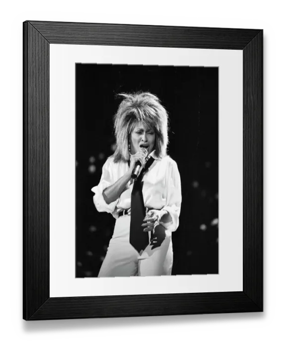 Framed Print : Tina Turner Performs On A TV Show Framed Print : Tina Turner Performs On A TV Show