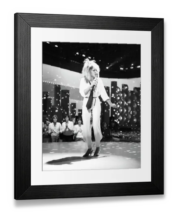 Framed Print : Tina Turner Performs On A TV Show Framed Print : Tina Turner Performs On A TV Show