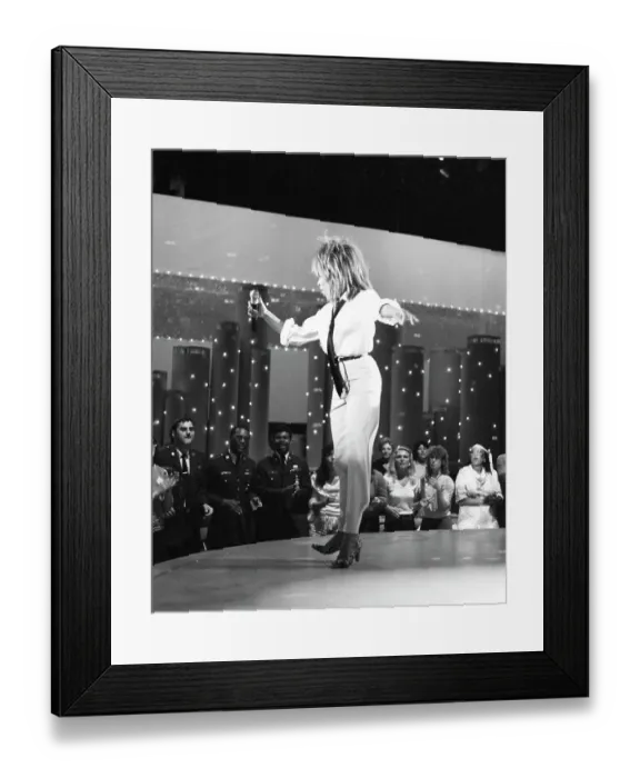 Framed Print : Tina Turner Performs On A TV Show Framed Print : Tina Turner Performs On A TV Show