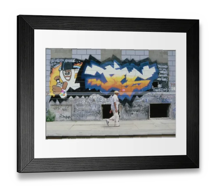 Framed Print : Graffiti Fashion Show, Danceteria, NYC