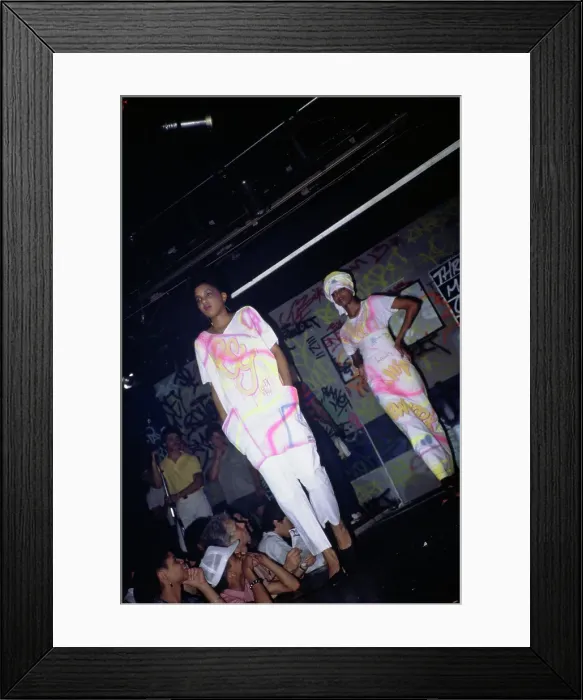 Framed Print : Graffiti Fashion Show, Danceteria, NYC Framed Print : Graffiti Fashion Show, Danceteria, NYC