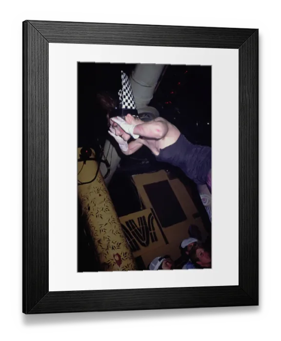 Framed Print : Graffiti Fashion Show, Danceteria, NYC