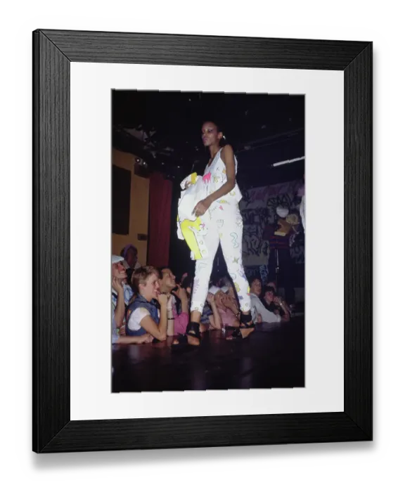 Framed Print : Graffiti Fashion Show, Danceteria, NYC Framed Print : Graffiti Fashion Show, Danceteria, NYC