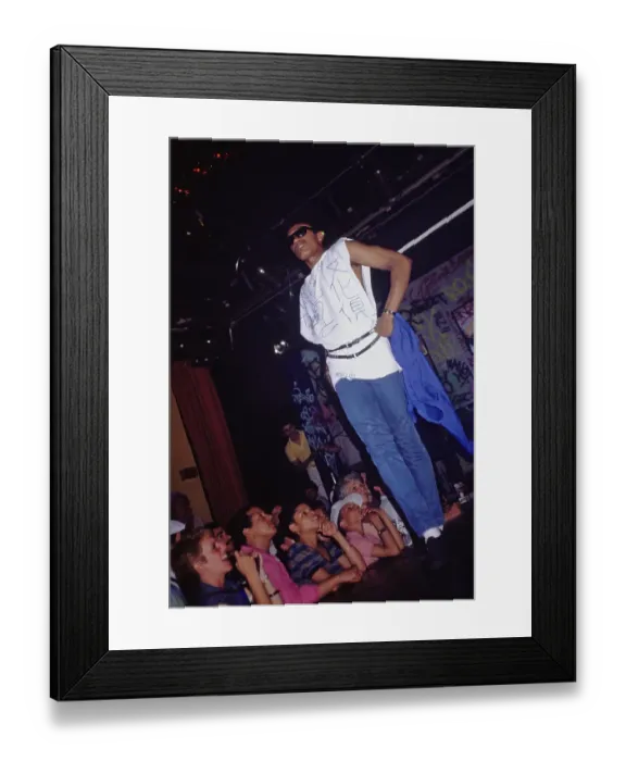 Framed Print : Graffiti Fashion Show, Danceteria, NYC Framed Print : Graffiti Fashion Show, Danceteria, NYC