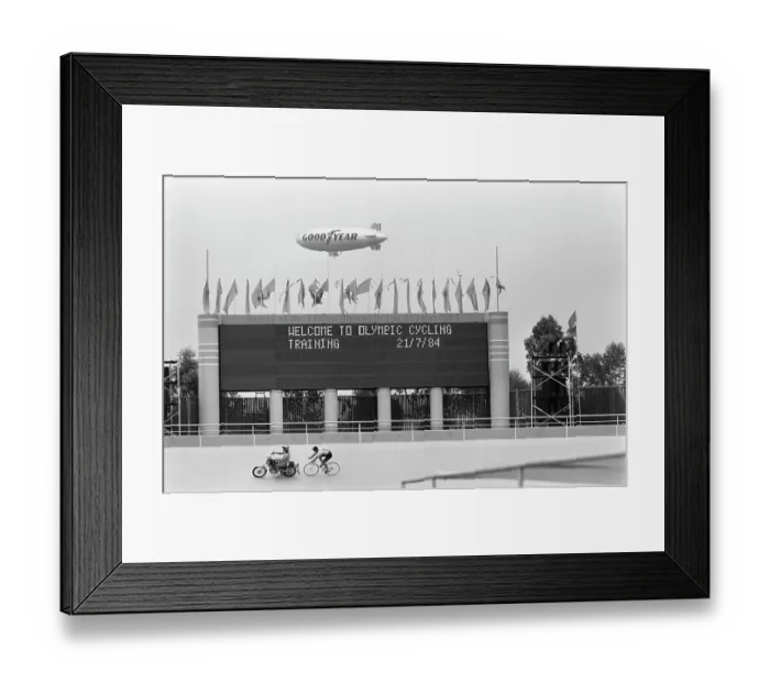Framed Print : 1984 Summer Olympics - Olympic Velodrome Framed Print : 1984 Summer Olympics - Olympic Velodrome