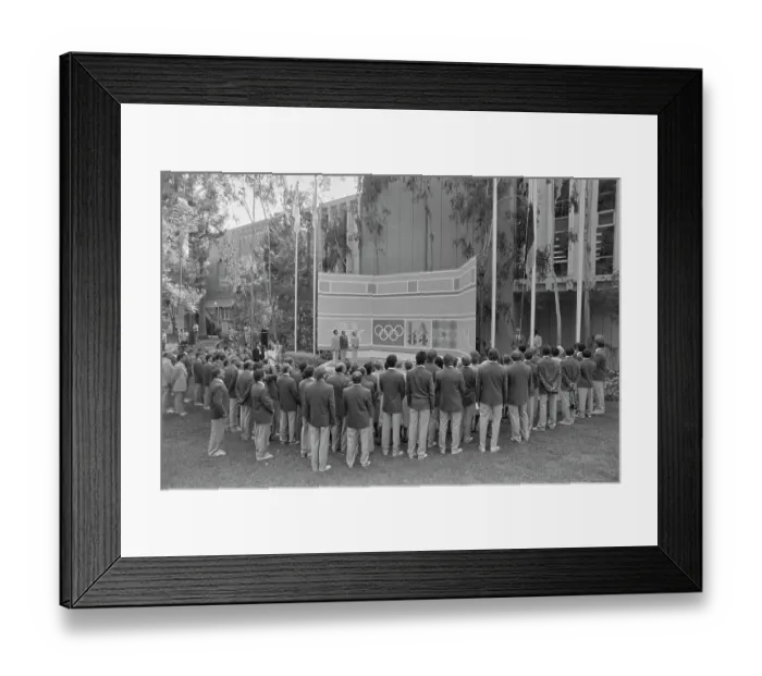 Framed Print : 1984 Summer Olympics - Athletes Village Framed Print : 1984 Summer Olympics - Athletes Village