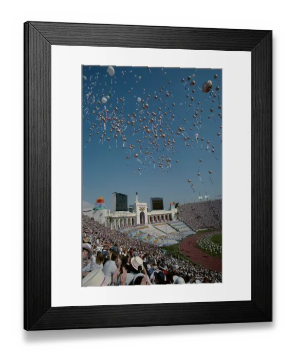 Framed Print : 1984 Summer Olympics - Opening Ceremony Framed Print : 1984 Summer Olympics - Opening Ceremony