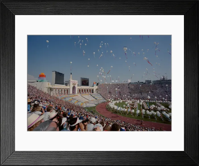 Framed Print : 1984 Summer Olympics - Opening Ceremony Framed Print : 1984 Summer Olympics - Opening Ceremony