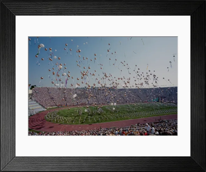 Framed Print : 1984 Summer Olympics - Opening Ceremony Framed Print : 1984 Summer Olympics - Opening Ceremony