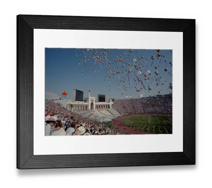 Framed Print : 1984 Summer Olympics - Opening Ceremony Framed Print : 1984 Summer Olympics - Opening Ceremony