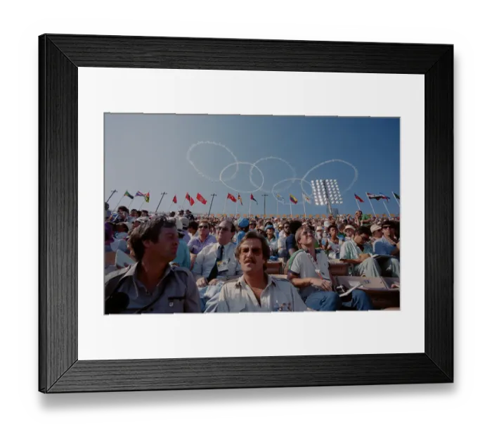Framed Print : 1984 Summer Olympics - Opening Ceremony Framed Print : 1984 Summer Olympics - Opening Ceremony
