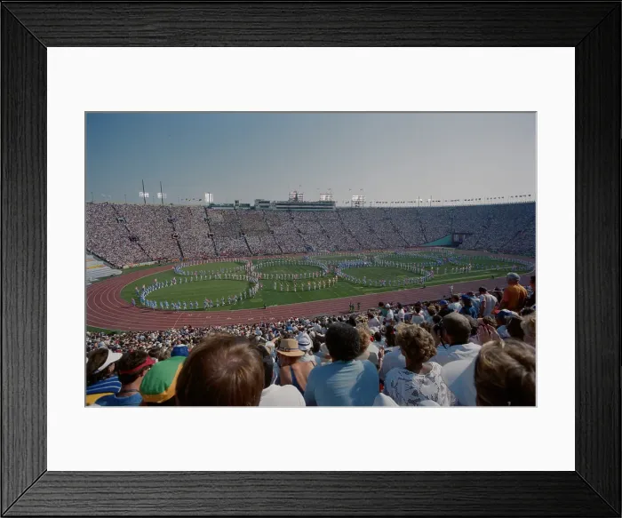 Framed Print : 1984 Summer Olympics - Opening Ceremony Framed Print : 1984 Summer Olympics - Opening Ceremony
