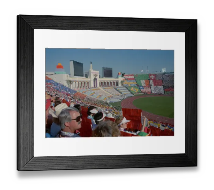 Framed Print : 1984 Summer Olympics - Opening Ceremony Framed Print : 1984 Summer Olympics - Opening Ceremony