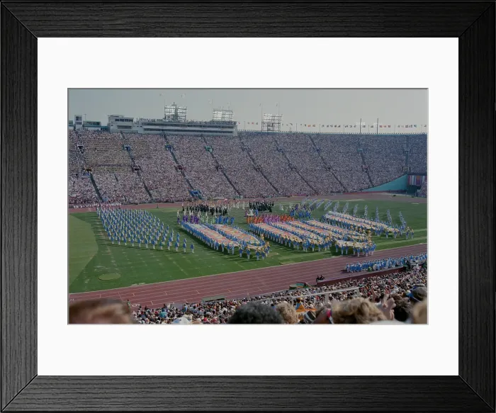 Framed Print : 1984 Summer Olympics - Opening Ceremony Framed Print : 1984 Summer Olympics - Opening Ceremony