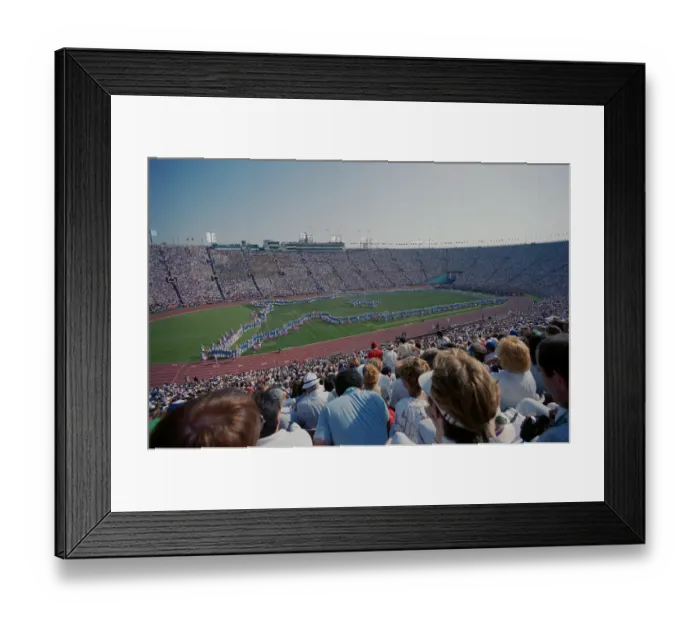 Framed Print : 1984 Summer Olympics - Opening Ceremony Framed Print : 1984 Summer Olympics - Opening Ceremony