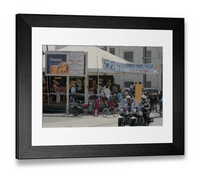 Framed Print : 1984 Summer Olympics - Summer Games Pavilion Framed Print : 1984 Summer Olympics - Summer Games Pavilion