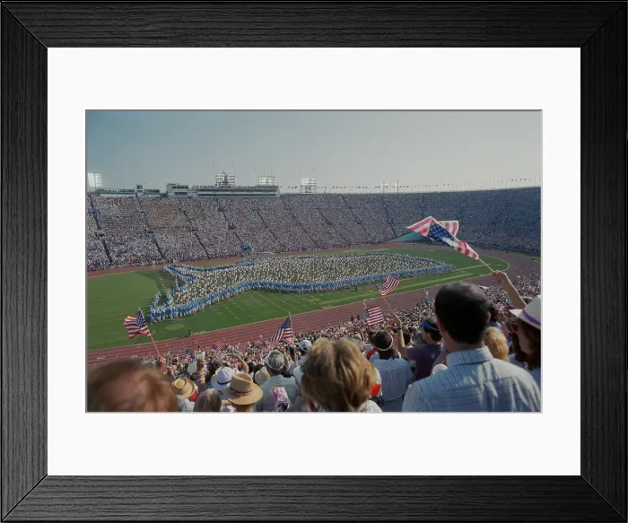 Framed Print : 1984 Summer Olympics - Opening Ceremony Framed Print : 1984 Summer Olympics - Opening Ceremony