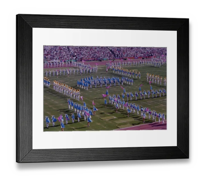 Framed Print : 1984 Summer Olympics - Opening Ceremony Framed Print : 1984 Summer Olympics - Opening Ceremony