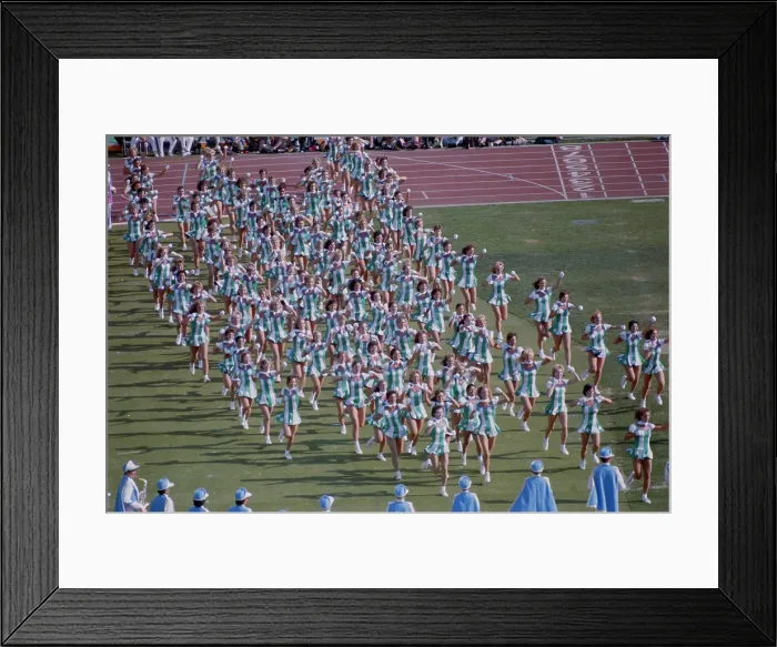 Framed Print : 1984 Summer Olympics - Opening Ceremony Framed Print : 1984 Summer Olympics - Opening Ceremony