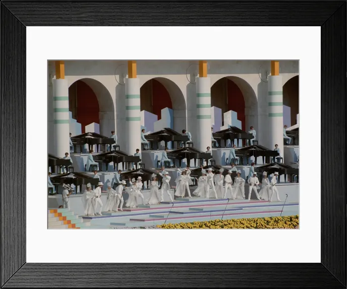 Framed Print : 1984 Summer Olympics - Opening Ceremony Framed Print : 1984 Summer Olympics - Opening Ceremony