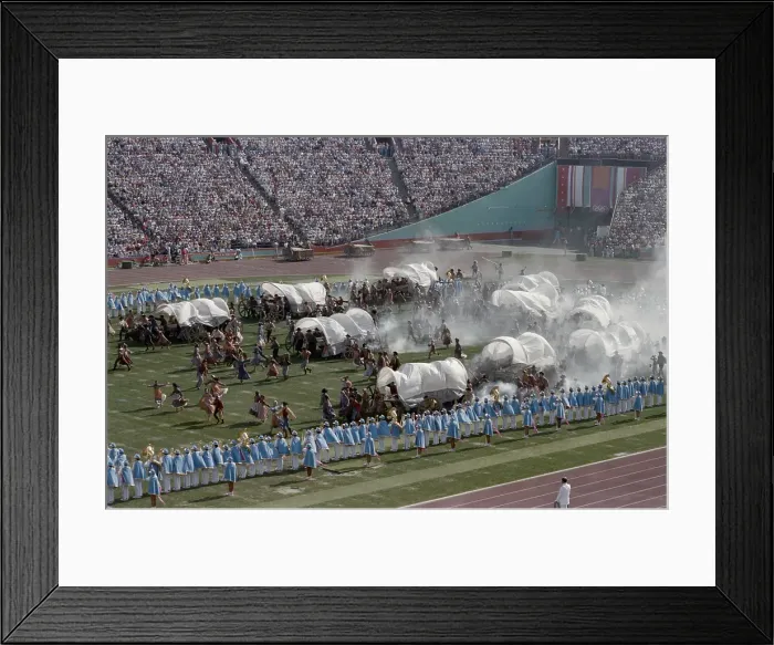 Framed Print : 1984 Summer Olympics - Opening Ceremony Framed Print : 1984 Summer Olympics - Opening Ceremony