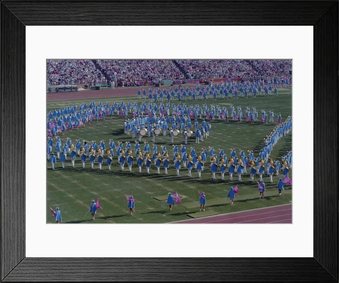 Framed Print : 1984 Summer Olympics - Opening Ceremony Framed Print : 1984 Summer Olympics - Opening Ceremony