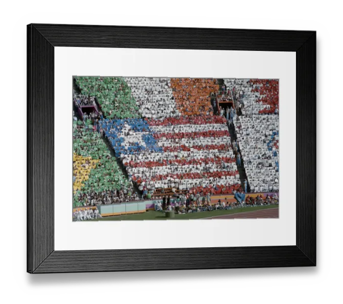 Framed Print : 1984 Summer Olympics - Opening Ceremony Framed Print : 1984 Summer Olympics - Opening Ceremony
