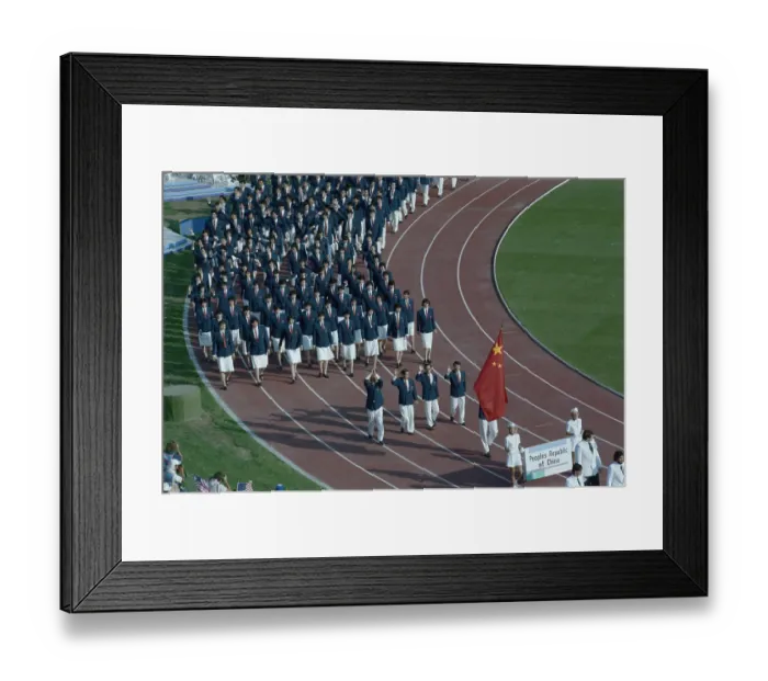 Framed Print : 1984 Summer Olympics - Opening Ceremony Framed Print : 1984 Summer Olympics - Opening Ceremony