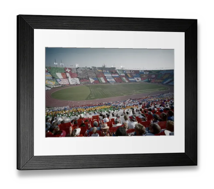 Framed Print : 1984 Summer Olympics - Opening Ceremony Framed Print : 1984 Summer Olympics - Opening Ceremony