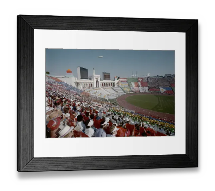 Framed Print : 1984 Summer Olympics - Opening Ceremony Framed Print : 1984 Summer Olympics - Opening Ceremony
