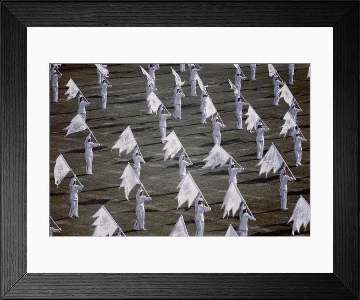 Framed Print : 1984 Summer Olympics - Opening Ceremony Framed Print : 1984 Summer Olympics - Opening Ceremony