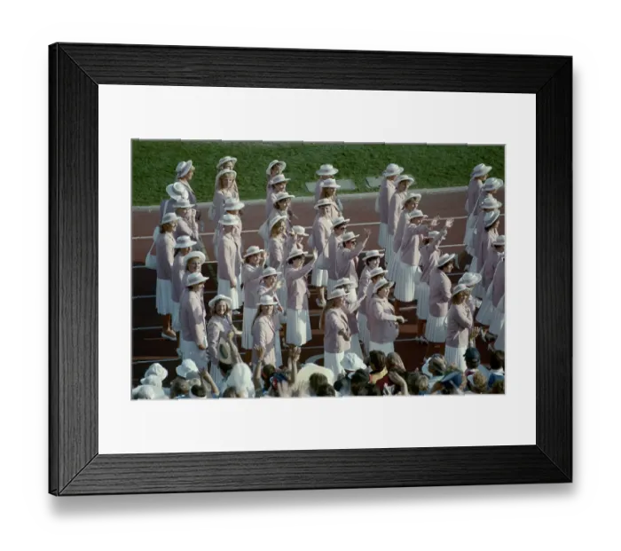 Framed Print : 1984 Summer Olympics - Opening Ceremony Framed Print : 1984 Summer Olympics - Opening Ceremony