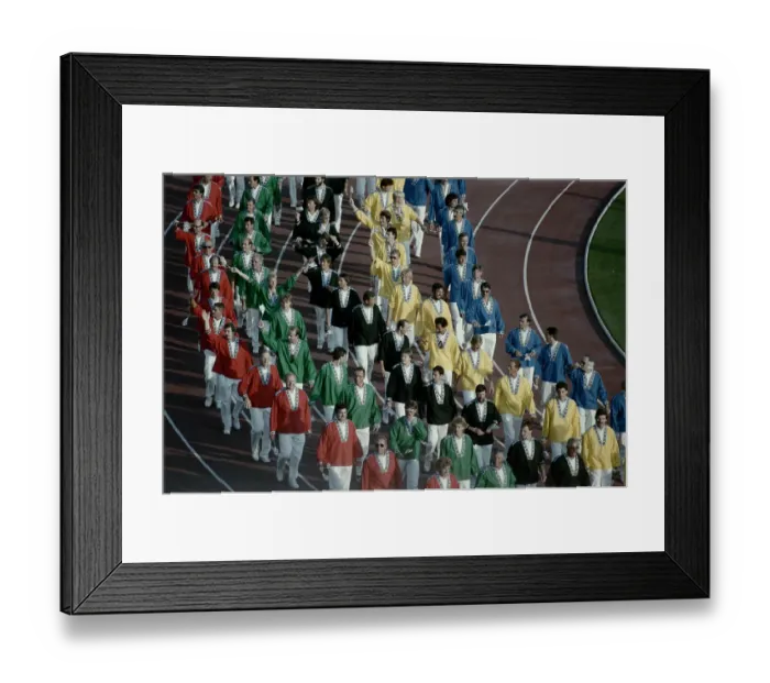 Framed Print : 1984 Summer Olympics - Opening Ceremony Framed Print : 1984 Summer Olympics - Opening Ceremony